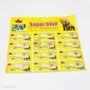 Factory Price Bottle Package Super Glue 12Pieces Blister Packing Card Glue