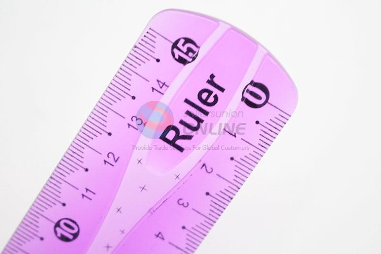 High Quality Purple Color Plastic Ruler