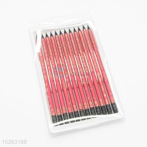 Wholesale New 12pcs HB Pencils Set With Black Lead