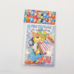 Cute Cartoon Bear Pattern Exquisite Birthday Card/Greeting Card