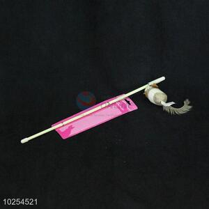 Cat Teaser Wand With Feather Toy