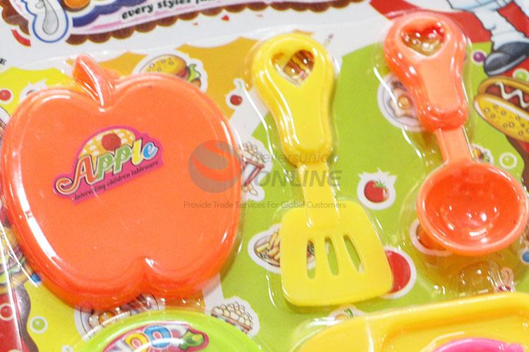 Fashion Style Preschool Educational Plastic DIY Kitchenware Toy