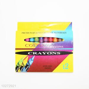 Wholesale Popular 12Colors Crayon for Kids