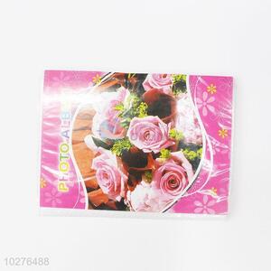 Delicate design new flower printed cover photo album