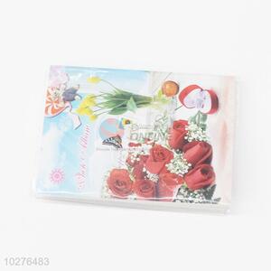 Nice design flower printed cover photo album for promotions