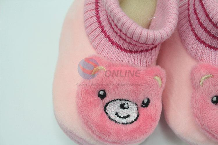 New arrival pink bear baby shoes