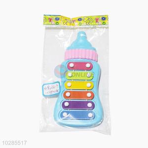 Lovely design custom kids toy feeding bottle music instrument