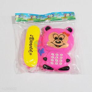 Good Quality Cartoon Bear Shaped Telephone Educational Toys Gift