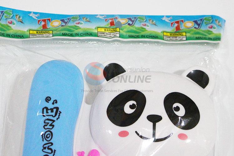 Top Quality Cartoon Panda Shaped Electronic Toy Phone Musical Toys