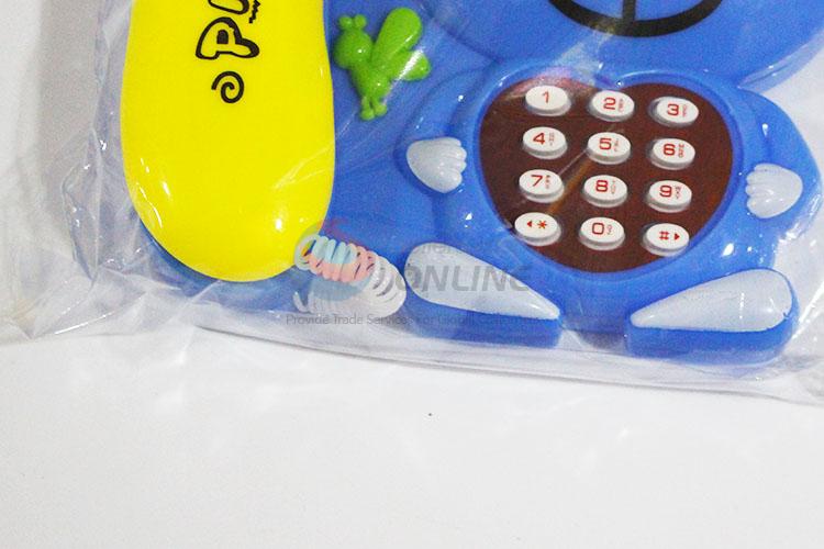 Blue Color Cartoon Mobile Phone Telephone Cellphone Baby Toys