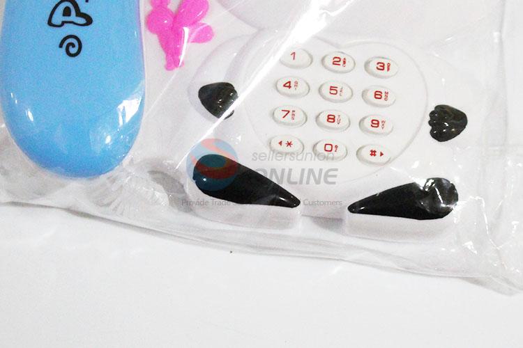 Top Quality Cartoon Panda Shaped Electronic Toy Phone Musical Toys
