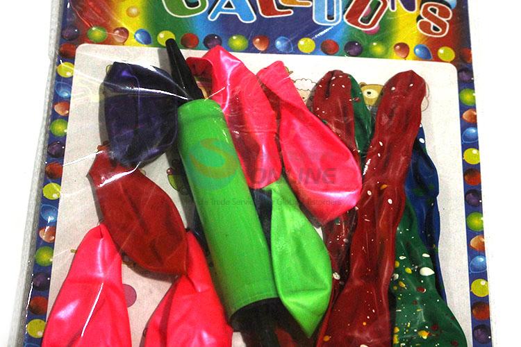 Factory Wholesale Balloons with Inflator for Sale
