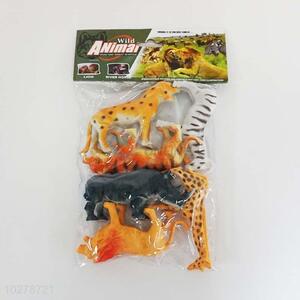 Wholesale 6pcs Simulation Wild Animals Model Toys for Sale