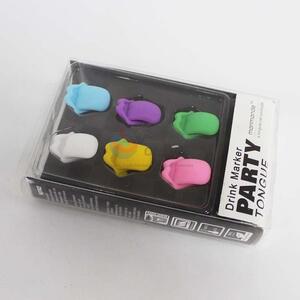 Candy color funny silica gel drinking marker