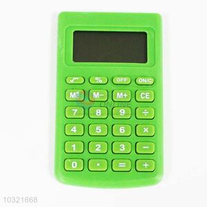 Fashion Portable Students Green Plastic Calculator