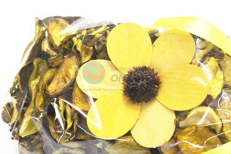 Factory promotional customized dried flower sachets lemon essence