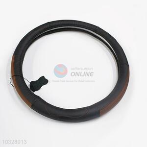 Eco-Friendly Cattlehide Leather Steering Wheel Covers Interior Accessories