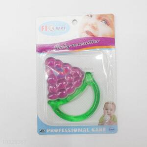 Hot sale fashion design grapes shaped silicone baby teether