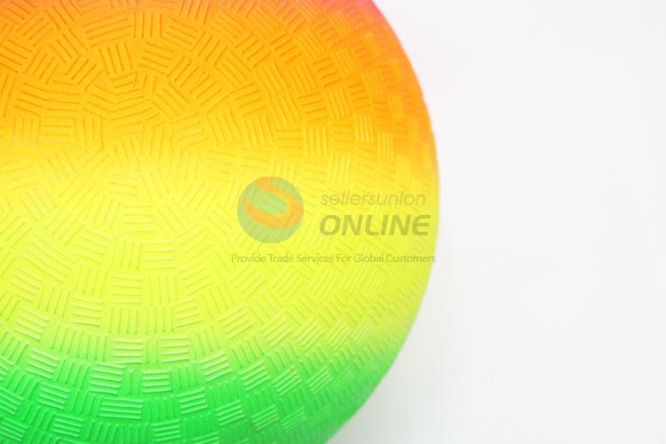 High Quality Rainbow Color PVC Inflatable Beach Volley Ball