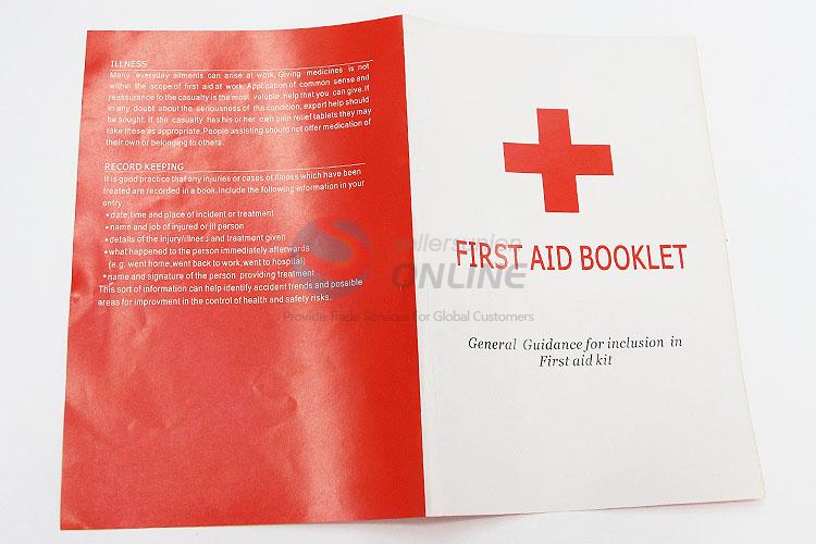 Best Selling First Aid Booklet with Low Price