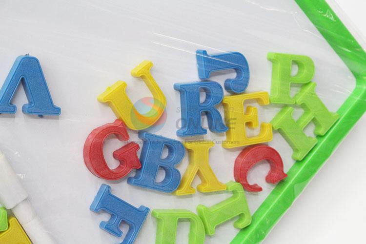 Plastic material drawing board with letters&pen for kids