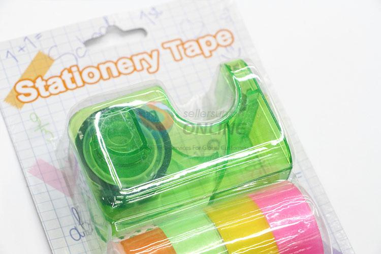 Modern Style Practical Plastic Tape Dispenser With Adhesive Tape