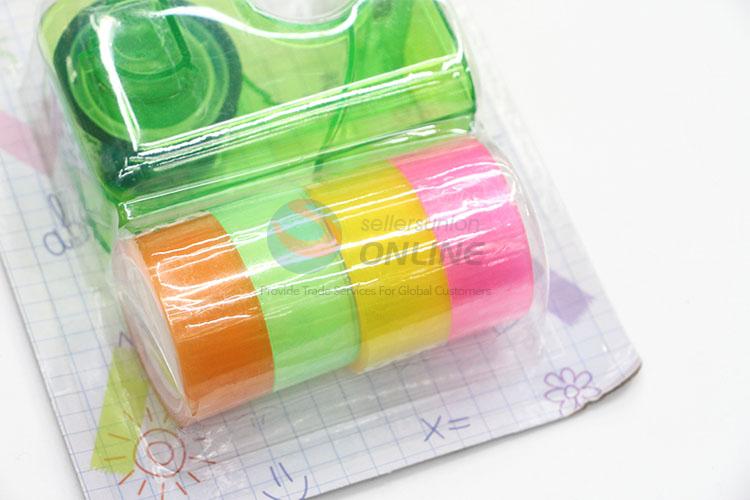 Modern Style Practical Plastic Tape Dispenser With Adhesive Tape