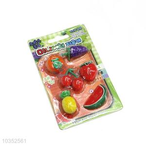 Factory Wholesale Fruit Design Cartoon Rubber/Eraser for Student