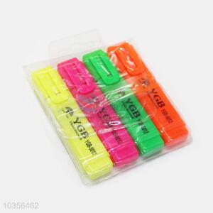 Factory Direct 4pcs Highlighters/Fluorescent Pens Set