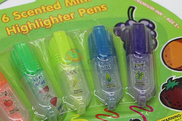 Good Quality 6pcs Highlighters/Fluorescent Pens Set