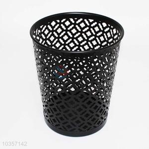 Creative Black Color Hollow Out Trash Can