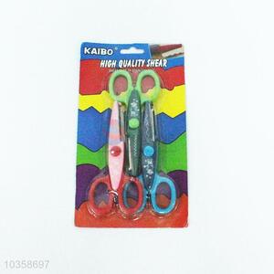 3PC Fashion Design Paper Lace Scissor/ Kids Cutting Scissors