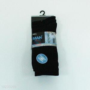 Promotional Gift 3 Pairs Anti-Bacterial Men Cotton Sock