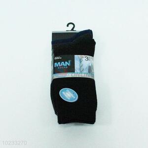 Popular 3 Pairs Anti-Bacterial Men Cotton Sock for Sale