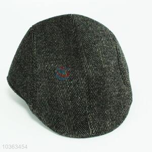 Men winter woolen peaked cap