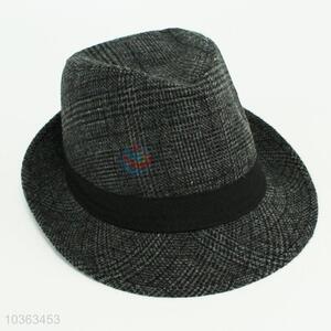 Fashion gray men billycock/woolen hat
