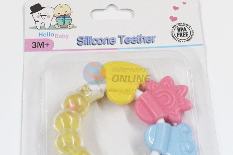 High Quality Soft Silicone Baby Teether Beads Teething Toys