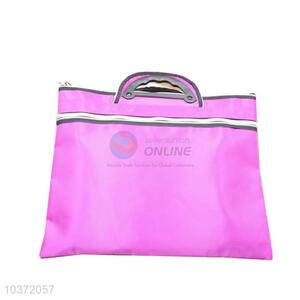 Pure Color File Bag with Handle