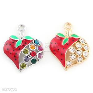 Factory Price Popular Strawberry Shaped Pendant For Necklace