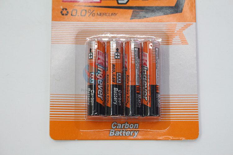 Top quality new style green dry AAA carbon battery