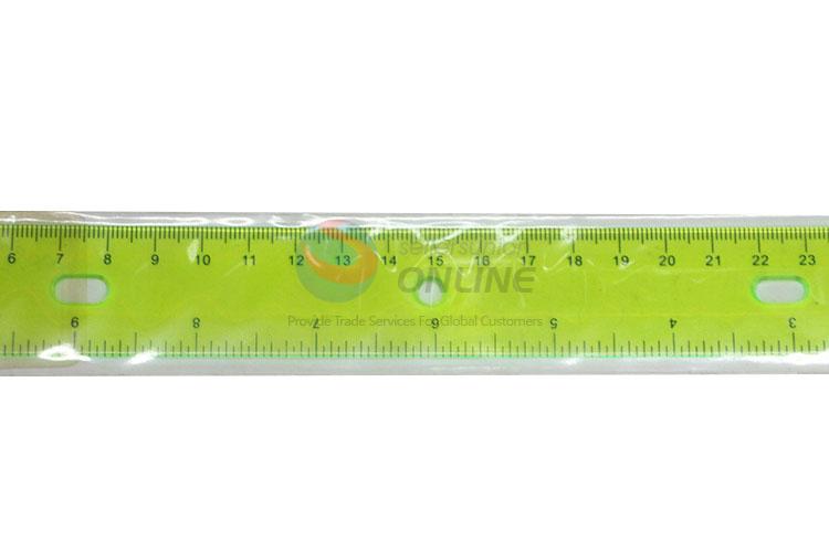 Factory Direct 30cm Green Plastic Ruler for Sale