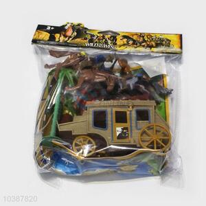 Best Popular Kids Toy Western Carriage and Boat Map with Accessories