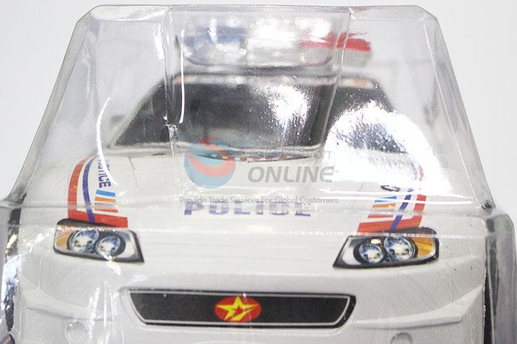 Plastic kids mini inertia car toy police car for wholesale