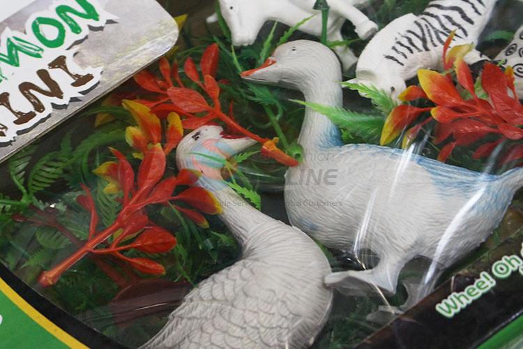 Hot selling mini plastic dinosaur toys set