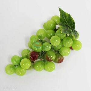 Hot sale plastic green grape artificial fruit for decoration
