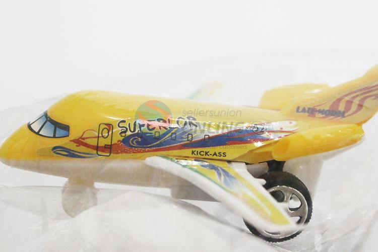 Children toy plane pull-back vehicler models