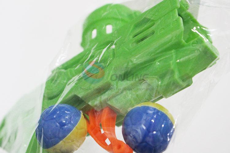 Hot selling kids plastic toys gun set shoot balls gun toys