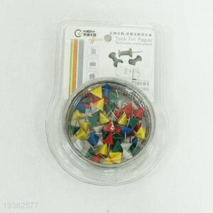 Best fashion low price colorful 50pcs push pins