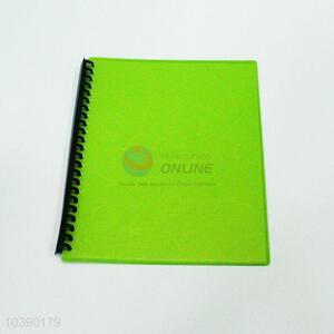 Clear Book PP Green Data Book
