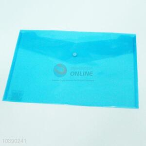 Transparent Blue A4 Office Folder